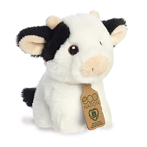 Aurora, 35072, Eco Nation Mini Kuh, 13cm, Plüsch, Schwarz & Weiß Aurora, 35072, Eco Nation Mini Kuh, 13cm, Plüsch, Schwarz & Weiß von Aurora