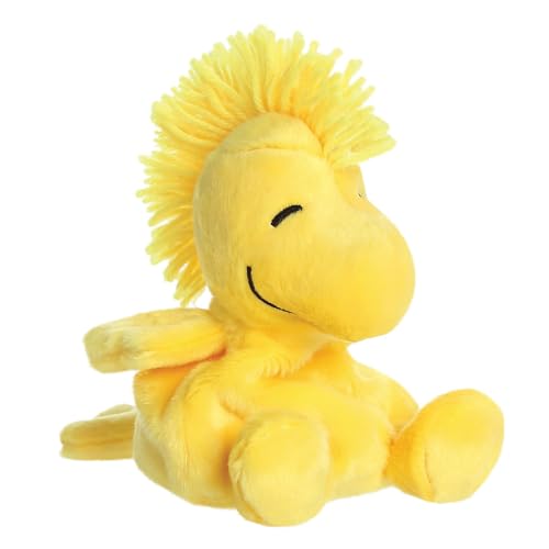 Aurora, 40474 Peanuts PP Woodstock 12,7 cm, Plüschtier, Gelb von Aurora