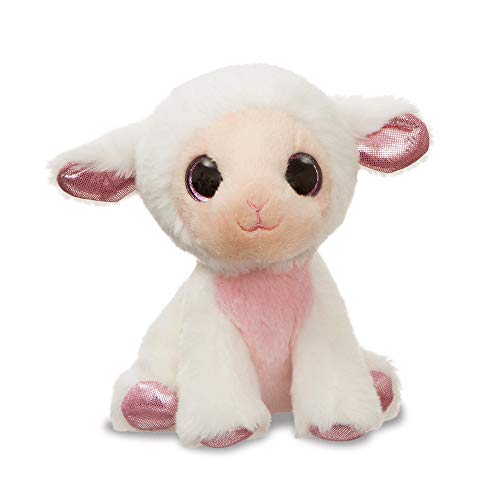 Aurora, 61277, Sparkle Tales, Millie Lamm, 13cm, Plüschtier, weiß/rosa Aurora, 61277, Sparkle Tales, Millie Lamm, 13cm, Plüschtier, weiß/rosa von Aurora