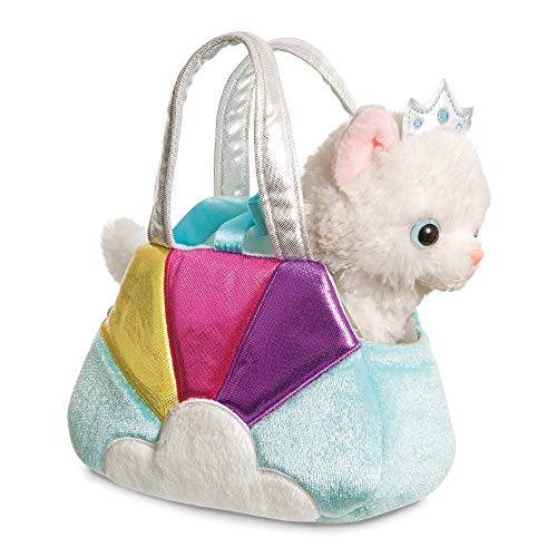 Aurora, 61364, Fancy Pal Rainbow Princess Katze,20cm, Plüschtier, Mehrfarbig von Aurora