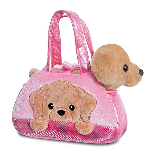 Aurora, 61365, Fancy Pal Peekaboo Labrador Hund, Plüschtier, rosa & braun, Multicolor, One Size Aurora, 61365, Fancy Pal Peekaboo Labrador Hund, Plüschtier, rosa & braun, Multicolor, One Size von Aurora