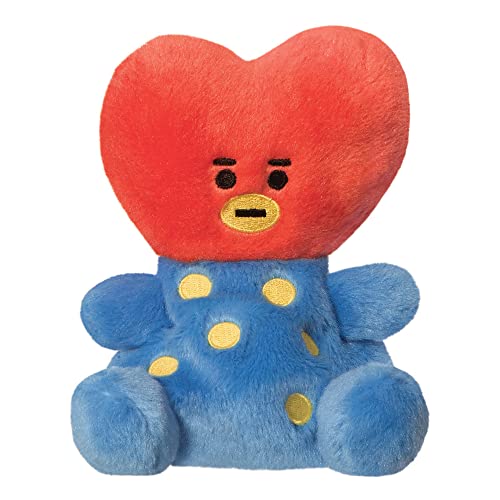 Aurora, 61506, BT21 TATA Palm Pal, 13cm, Eco-Friendly Plüschtier, Rot & Blau von Aurora