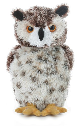Aurora 30535 - Mini Flopsie - Osmond Eule 20.5 cm, braun/weiß von Aurora