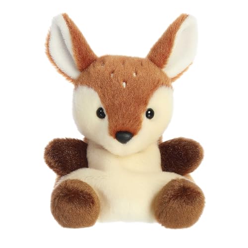 Aurora Adorable Palm Pals Dalia Fawn Stuffed Animal - Pocket-Sized Play - Collectable Fun - Brown 5 Inches von Aurora