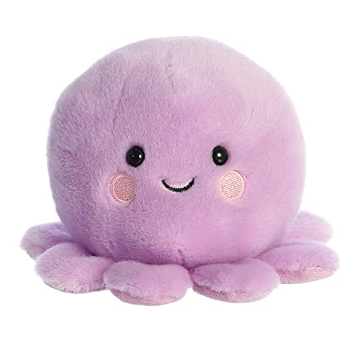 Aurora Adorable Palm Pals Oliver Octopus Stuffed Animal - Pocket-Sized Fun - On-The-Go Play - Purple 5 Inches von Aurora