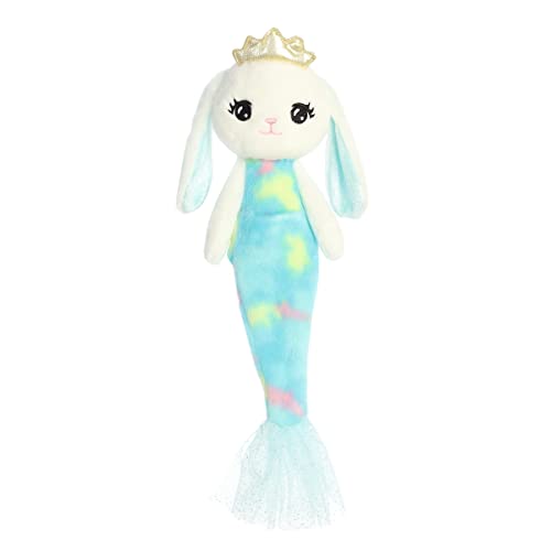 Aurora Enchanting Sea Sparkles Merbunny Stuffed Animal - Imaginative Play - Magical Companions - Blue 15 Inches von Aurora
