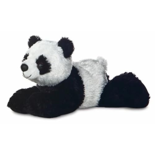 Aurora Mini Flopsie, 12756, Panda, Plüschtier, 20cm,schwarz/weiß von Aurora