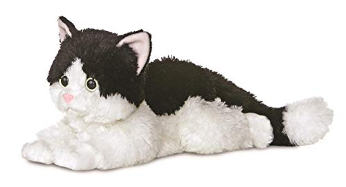 Aurora, 31420, Flopsies Oreo Katze, 30cm, Plüschtier, schwarz/weiß von Aurora