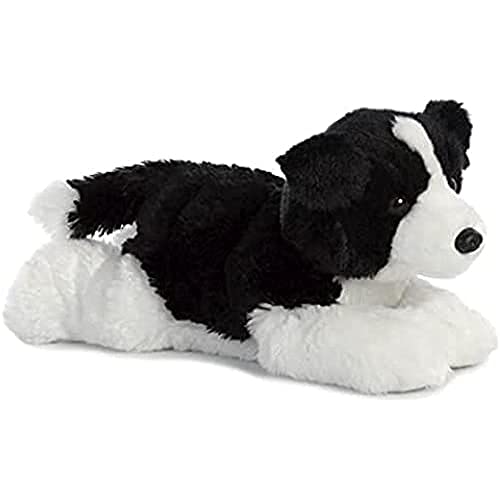 Aurora, 31566, Flopsies Border Collie, 30cm, Plüschtier, schwarz/weiß von Aurora