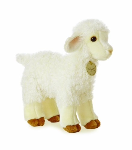 Aurora MiYoni, 26179, Lamm, 26cm, Plüschtier, weiß Aurora MiYoni, 26179, Lamm, 26cm, Plüschtier, weiß von Aurora