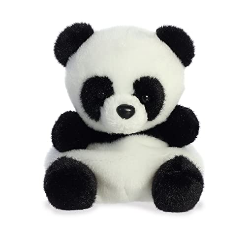 Aurora Adorable Palm Pals Bamboo Panda Stuffed Animal - Pocket-Sized Fun - On-The-Go Play - White 5 Inches von Aurora