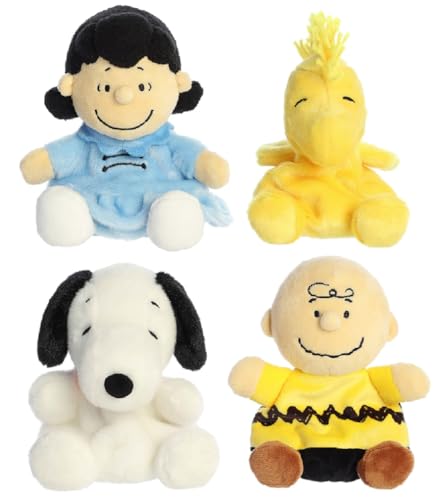Aurora Peanuts Palm Pal Plush Bundle, Charlie Brown, Lucy, Woodstock und Snoopy Aurora Peanuts Palm Pal Plush Bundle, Charlie Brown, Lucy, Woodstock und Snoopy von Aurora
