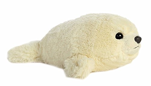 Aurora World 31384 - Plüschtier - Mini Flopsie - Baby Sattelrobbe, 8 Zoll / 20.5 cm von Aurora