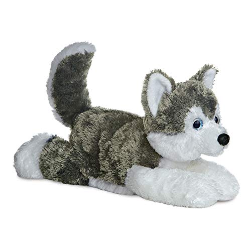 Aurora World 31453 - Plüschtier - Flopsie - Husky Shadow, 12 Zoll / 30.5 cm von Aurora