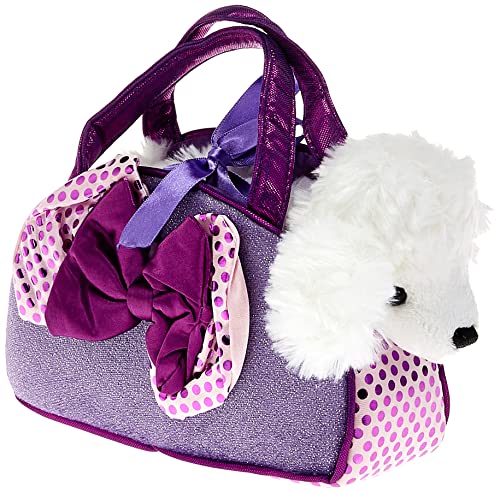 Aurora World 32731 - Fancy Pal weißer Pudel in wunderschöner Tasche mit lila Schleife 8In, 20.5 cm Aurora World 32731 - Fancy Pal weißer Pudel in wunderschöner Tasche mit lila Schleife 8In, 20.5 cm von Aurora
