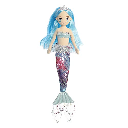 Aurora World Aurora, 33348, Sea Sparkles Butterfly, 46cm, Plüsch, Blau von Aurora