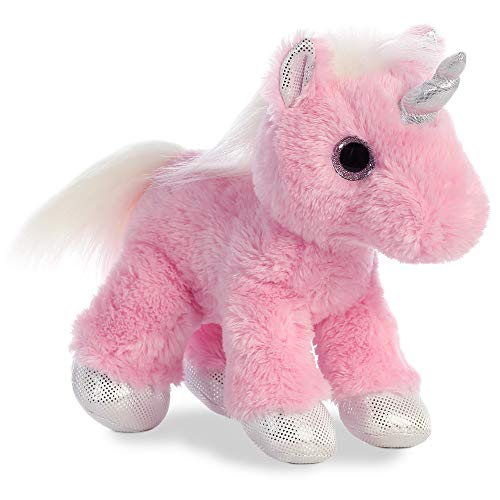 Aurora World 60853 Sparkle Tales Blossom Einhorn Plüsch, rosa, 30.5 cm von Aurora