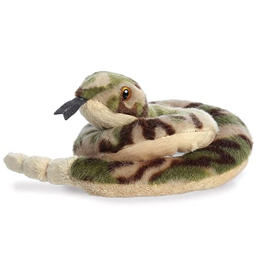 Aurora World Aurora, 31839, Mini Flopsie Slick Schlange, 23cm, Eco-Friendly Plüschtier, Grün & Braun Aurora World Aurora, 31839, Mini Flopsie Slick Schlange, 23cm, Eco-Friendly Plüschtier, Grün & Braun von Aurora