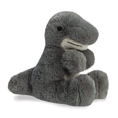 Aurora World Aurora, 31864, Mini Flopsie TRex Dinosaurier, 20,5cm, Eco-Friendly Plüschtier, Grau von Aurora