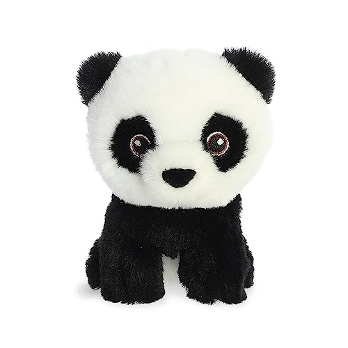 Aurora World Aurora, 35070, Eco Nation Mini Panda, 13cm, Plüsch, Schwarz & Weiß, Schwarz/Weiß von Aurora