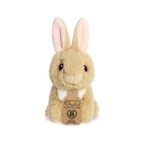 Aurora World Aurora, 35074, Eco Nation Mini Tan Hase, 13cm, Plüsch, Braun von Aurora