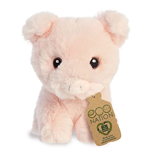Aurora World Aurora, 35075, Eco Nation Mini Schwein, 13cm, Plüsch, Pink Aurora World Aurora, 35075, Eco Nation Mini Schwein, 13cm, Plüsch, Pink von Aurora
