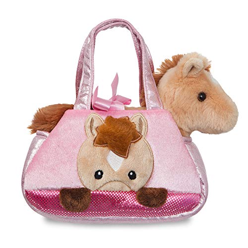 Aurora World Fancy Pals, 61013 Peek-a-Boo Pferd,Plüschtier, 20cm, braun, M von Aurora