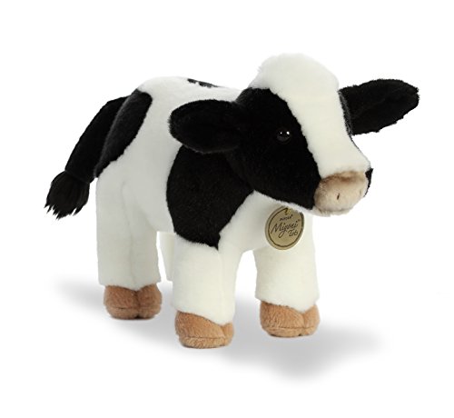 Aurora World Miyoni Holstein Calf Cow Plush Toy, Black/White Aurora World Miyoni Holstein Calf Cow Plush Toy, Black/White von Aurora