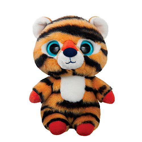 Aurora YooHoo, Han Sibierischer Tiger, 15cm, 61281, Orange-Schwarz gestreift, Plüschtier von Toyland