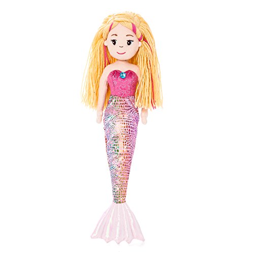 Mermaid Sea Sparkles Aurora Meerjungfrau Nixe Stoffpuppe Mädchen Puppe Plüsch: Art: Melody 45,5 cm, 13346 von Aurora