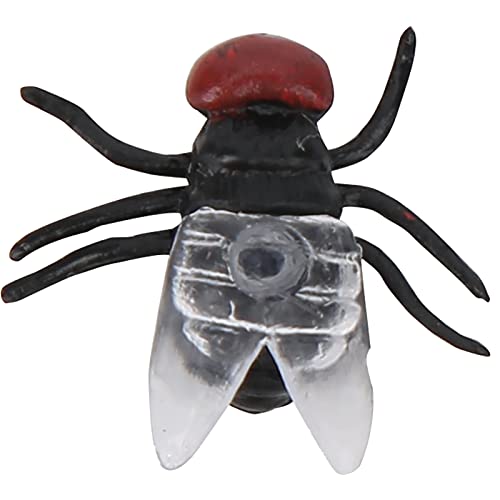 20-teiliges Kunststoff-Simulations-Fliegen-Spielzeug, Halloween-Witz-Fliegen-Modell-Zubehör-Set, Lebensechtes Aussehen, (Fliege) von Ausla