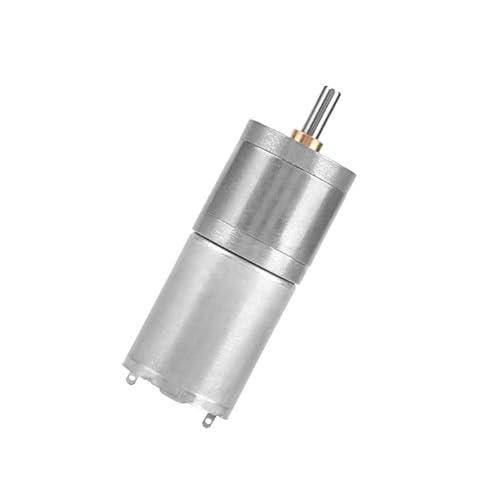 Ausla 12 V DC -Zahnradmotor, Metallgetriebe, Niedriges Rauschen und Hohes Drehmoment, Ideal für Elektronische Schlösser und Robotik (12V 100RPM) von Ausla