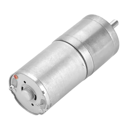 Ausla 12 V DC -Zahnradmotor, Metallgetriebe, Niedriges Rauschen und Hohes Drehmoment, Ideal für Elektronische Schlösser und Robotik (12V 30RPM) von Ausla
