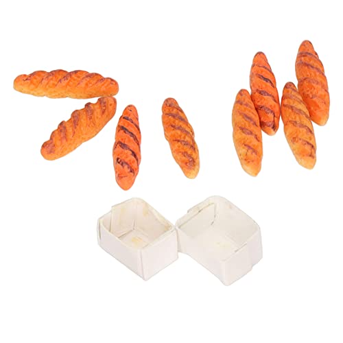 Ausla 40pcs Mini Dollhouse Miniaturbrot, Hohe Simulationsharz Mini -Lebensmittelbrot für Geschenke Lebensechter Puppenhaus -Accessoires mit 10 Basen Ausla 40pcs Mini Dollhouse Miniaturbrot, Hohe Simulationsharz Mini -Lebensmittelbrot für Geschenke Lebensechter Puppenhaus -Accessoires mit 10 Basen von Ausla