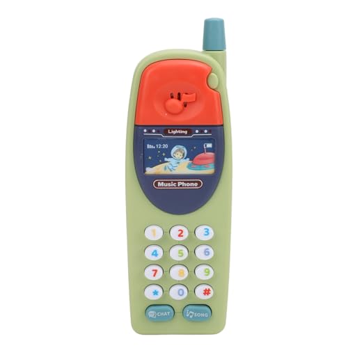 Ausla Baby Toy Phone Babybabys Lernen Bildung Telefon Plastik Kleinkinder Spielzeugtelefon mit Beruhigender Musiksimulation für Frühe Bildung (Green) von Ausla