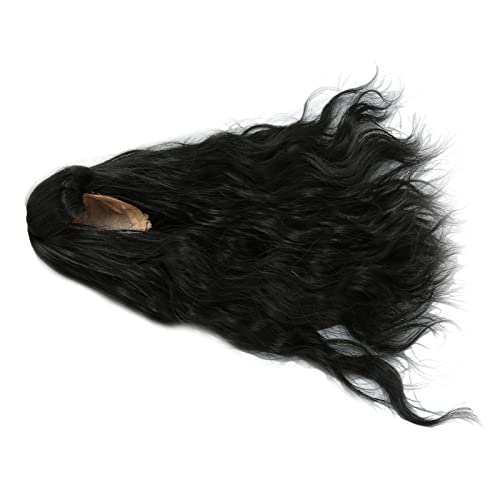 Ausla DIY Curly Doll Perücke, Hitzebeständige Seide, Weich (Black) von Ausla