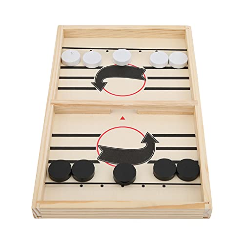 Ausla Holz Tisch Hockey Brettspiel Großgröße Eltern Kind Interaktive Übung Handstärke Hand -Augenkoordination 360 ° Glatte Kanten Tragbar mit Aufbewahrung für Kinderfamilien Spaß Ausla Holz Tisch Hockey Brettspiel Großgröße Eltern Kind Interaktive Übung Handstärke Hand -Augenkoordination 360 ° Glatte Kanten Tragbar mit Aufbewahrung für Kinderfamilien Spaß von Ausla