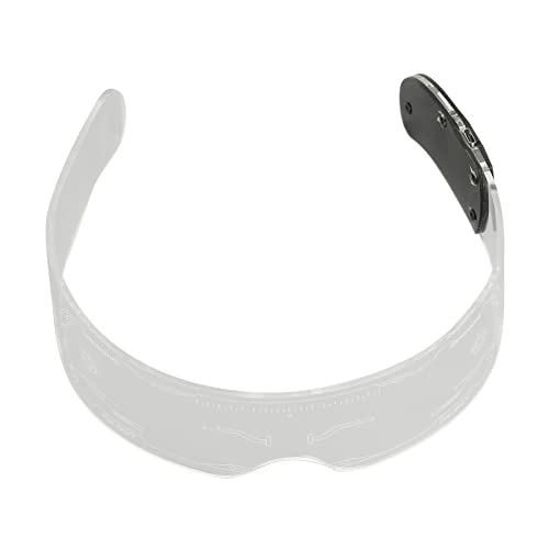 Ausla LED -Lichtgläser, Benutzerfreundliche Technologie, Premium -Acrylkonstruktion, Lebendige Mehrfarbige Beleuchtung, Komfortables Langkörper Design, 7 Farb LED Brille für Party, Futuristisch von Ausla