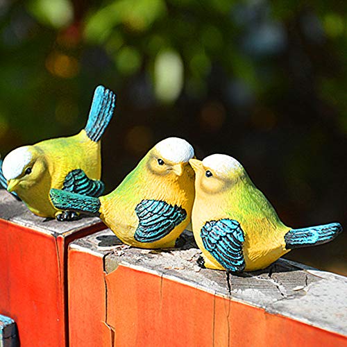 Ausla Vogeldekoration Tier Ornament Lebendige Gartendekor 4pcs Simulation Vogelstatuen mit Hellen Farben für Rasenterrasse Innen Im Freien Im Freien Pflanzendekoration Ausla Vogeldekoration Tier Ornament Lebendige Gartendekor 4pcs Simulation Vogelstatuen mit Hellen Farben für Rasenterrasse Innen Im Freien Im Freien Pflanzendekoration von Ausla