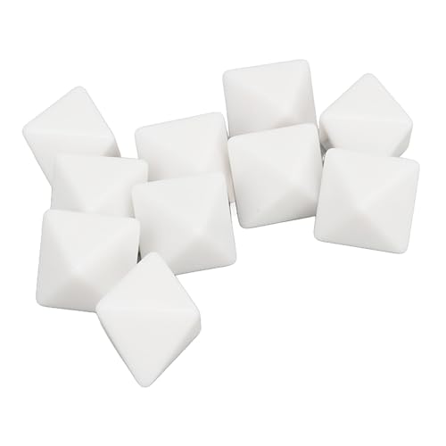 Ausla White Blanks Dice Set, 20 Stück 8-seitige Personalisierbare DIY-opake Würfel für Brettspiele, Partyspiele, Mathematik und Unterricht. Ausla White Blanks Dice Set, 20 Stück 8-seitige Personalisierbare DIY-opake Würfel für Brettspiele, Partyspiele, Mathematik und Unterricht. von Ausla