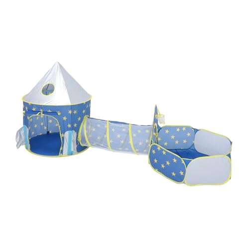Kinderspielzelt und Tunnel, 3-in-1-Spielhaus, Bällebad, Pop-Up-Kinderspielhaus für Drinnen und Draußen, Tragbar, Faltbar, Krabbeltunnel für Babys, Kleinkinder, und Mädchen Kinderspielzelt und Tunnel, 3-in-1-Spielhaus, Bällebad, Pop-Up-Kinderspielhaus für Drinnen und Draußen, Tragbar, Faltbar, Krabbeltunnel für Babys, Kleinkinder, und Mädchen von Ausla
