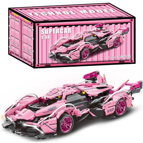 Supersportwagen Bausteine Sets, 788 Teile 1:14 Drift Auto Bausteine, Modell-Bauset für Erwachsene, Technic Sportwagen Rennwagen Auto Modell Kompatibel mit großen Marken von Auspcers