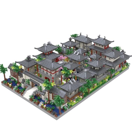Suzhou Garden Baumhaus Bauklötze Kit, Chinese Architecture Micro Bausteine Set, Chinesische Architecture Suzhou Garden Mini Bausteine Bausatz, für Erwachsene oder Jugendliche(5650PCS) von Auspcers