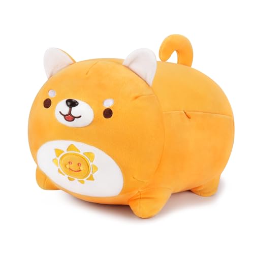 Shiba Inu Plüschtier Weiches Plüsch Hund Kuschelkissen, Kawaii Plüsch Sonniger Corgi Umarmungkissen Niedliche Welpenpuppe Plüschtier Süße Shiba Inu Kuscheltier für Kinder Geburtstag Weihnachten, 40cm Shiba Inu Plüschtier Weiches Plüsch Hund Kuschelkissen, Kawaii Plüsch Sonniger Corgi Umarmungkissen Niedliche Welpenpuppe Plüschtier Süße Shiba Inu Kuscheltier für Kinder Geburtstag Weihnachten, 40cm von Auspicious beginning