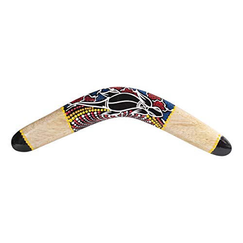 Australian Treasures - Handgefertigter Bumerang - Größe 40cm - bemalt - Holzboomerang Australian Treasures - Handgefertigter Bumerang - Größe 40cm - bemalt - Holzboomerang von Australian Treasures