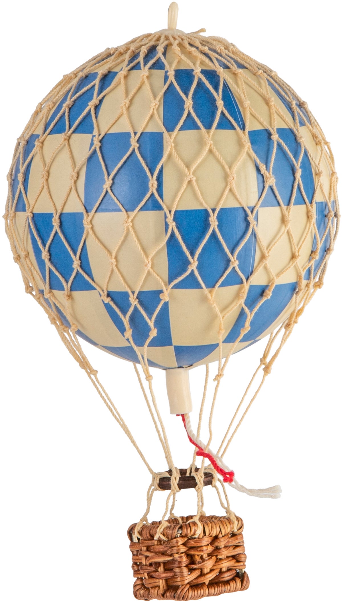 Authentic Models Floating the Skies Heißluftballon Karomuster, Blau Authentic Models Floating the Skies Heißluftballon Karomuster, Blau von Authentic Models