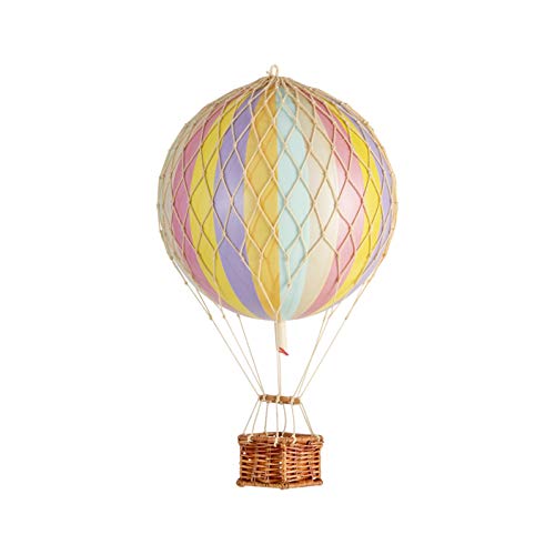 Authentic Models - Travels Light - Heißluftballon - Ballon - Regenbogen - pastell - Ø 18 cm von Authentic Models