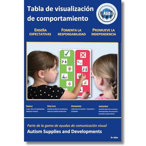 Autism Supplies And Developments ES_BC Diagramm mit visuellem Verhalten aus Kunststoff (Spanisch) von Autism Supplies and Developments