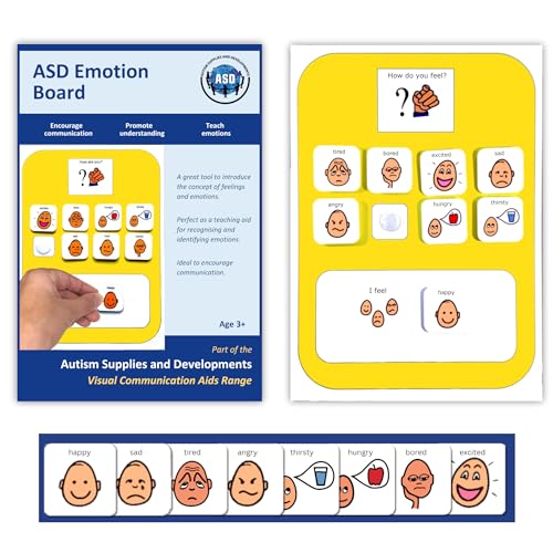Gefühle Diagramm für Kinder - 8 Emotionskarten - Sen - Autismus Lernressourcen - Nonverbale Kommunikation - Visueller Stundenplan für autistische Kinder Gefühle Diagramm für Kinder - 8 Emotionskarten - Sen - Autismus Lernressourcen - Nonverbale Kommunikation - Visueller Stundenplan für autistische Kinder von Autism Supplies and Developments