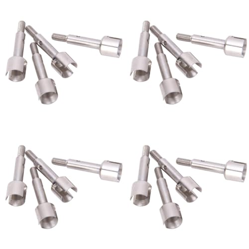 AutoSwan 16 Teiliges Zubehör für Die Vorder- / Rad Achse Aus Stahl Passend für 144001 1/14 RC Offroad Auto Teile, von AutoSwan